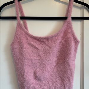 Kendall & Kylie Pink Sleeveless Fitted Camisole